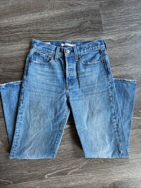 Levi's Light Blue Straight Jeans
